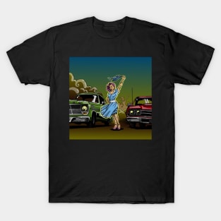 The Gasoline Queen or Race at Twilight grosvenordesign grosvenor John T-Shirt